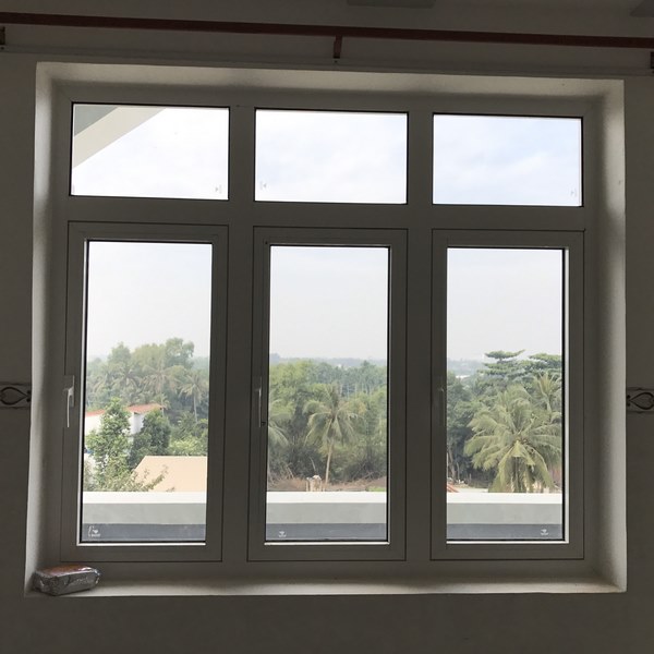 Mẫu cửa sổ nhôm kính 3 cánh đẹp mở hất