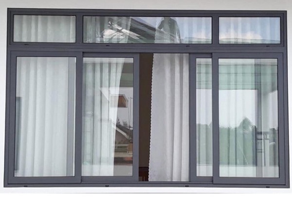mẫu cửa sổ nhôm kính 4 cánh đẹp mở trượt