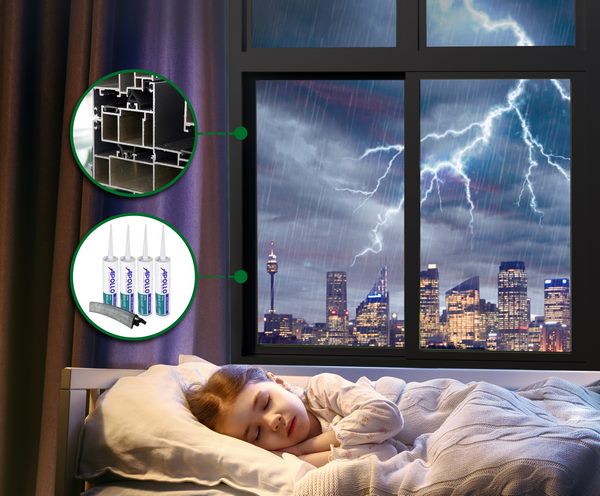 Mẫu cửa sổ nhôm kính 2 cánh mở trượt cao cấp