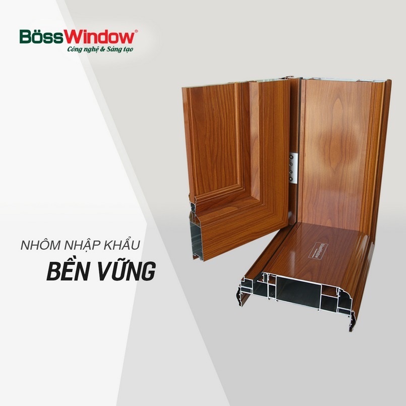 Phụ kiện cửa nhôm giả gỗ